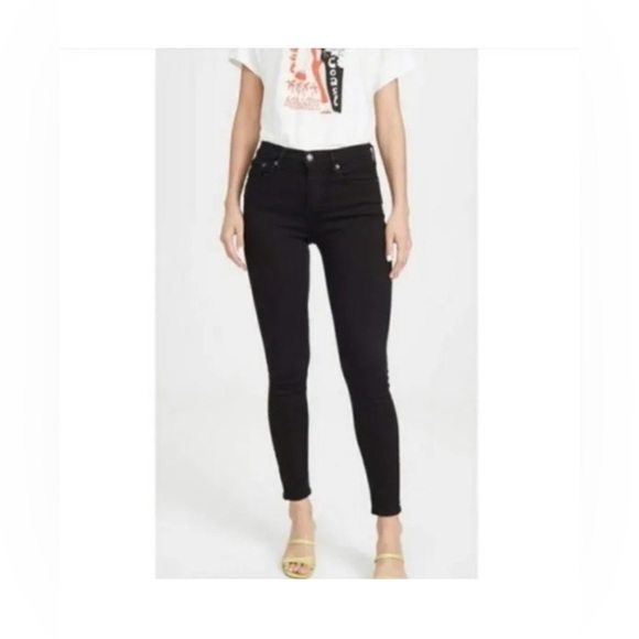 AGOLDE Filter Free Skinny Jeans - Black - Picture 2 of 9
